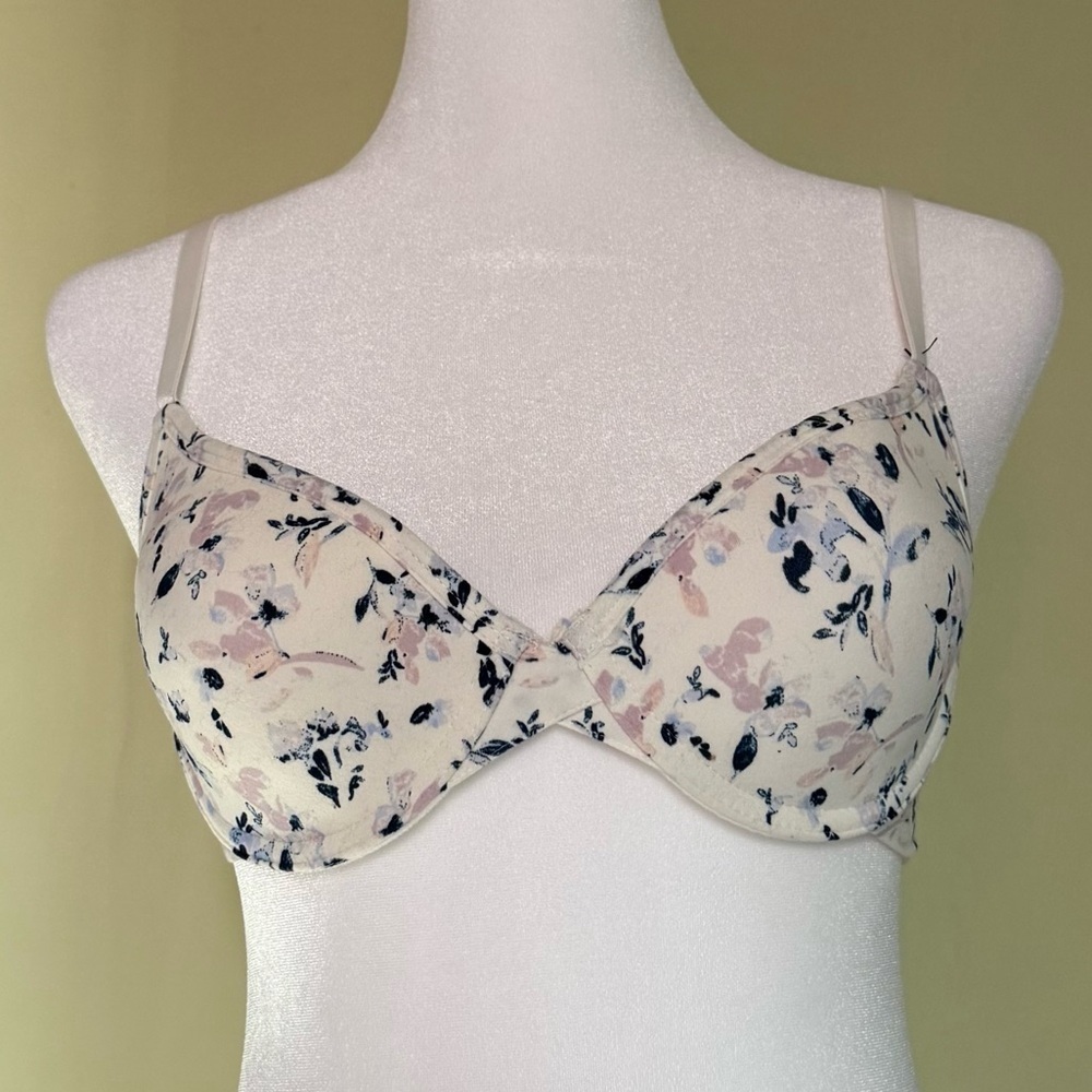 LUCKY BRAND Floral Print Underwire Women's Bra Size 34B